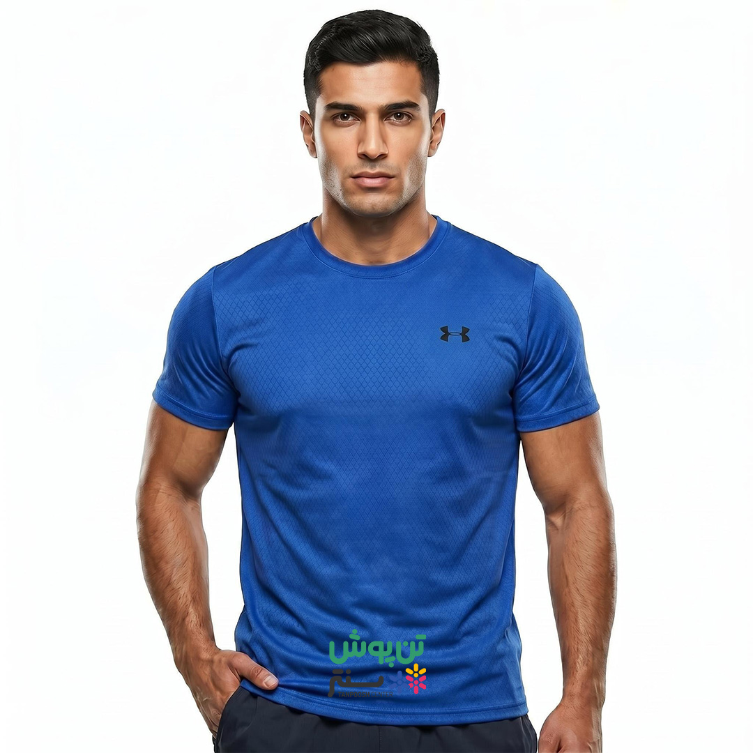 تی‌ شرت ورزشی آستین کوتاه مردانه آندر آرمور UNDER ARMOUR – آبی